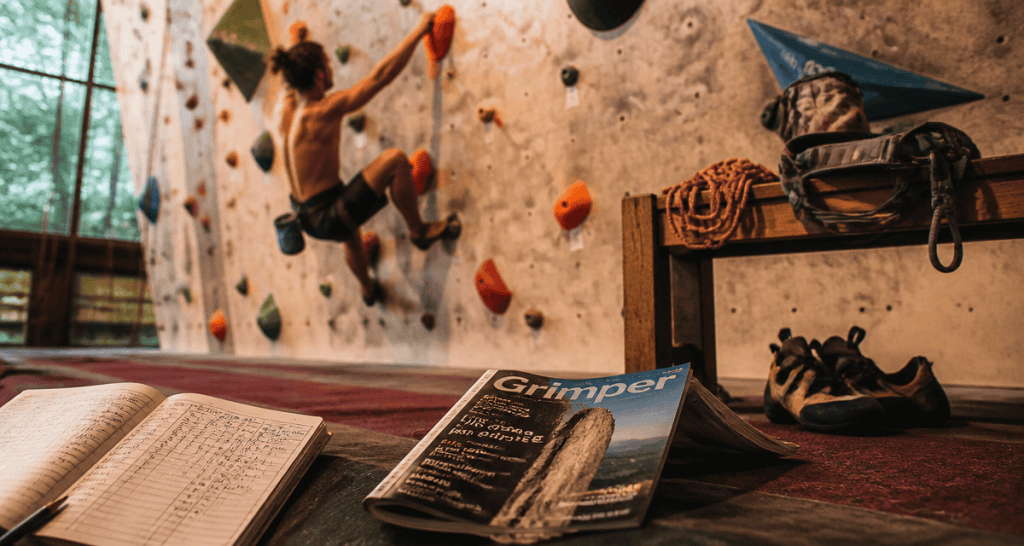 grimper magazine carnet croix salle escalade