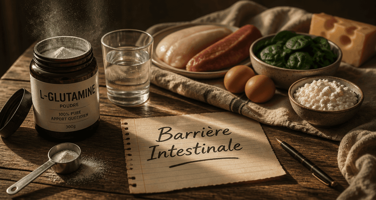 l-glutamine intestin effets secondaires poudre et aliments