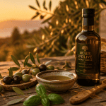 les bienfaits de l huile d olive bouteille olives pain