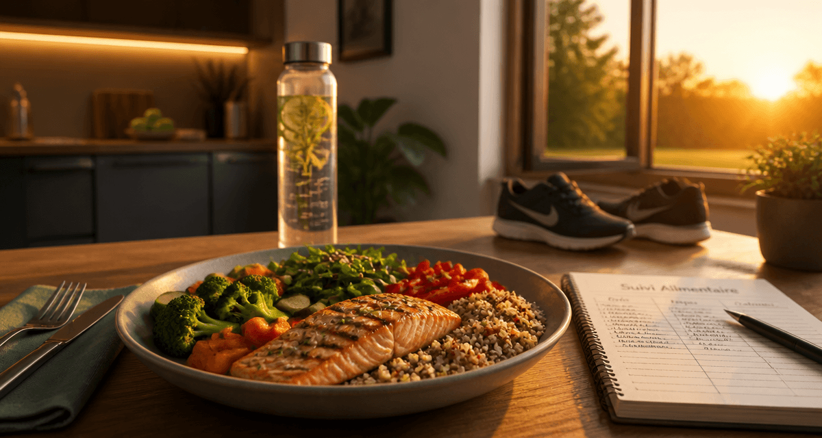 perdre du poids en 1 mois assiette équilibrée