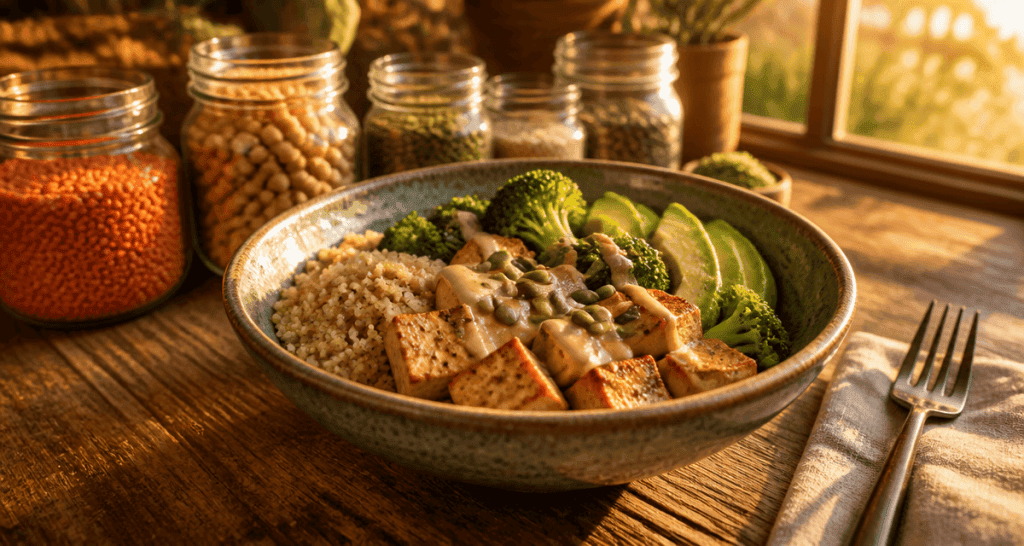 proteines vegetales pour maigrir bol legumes