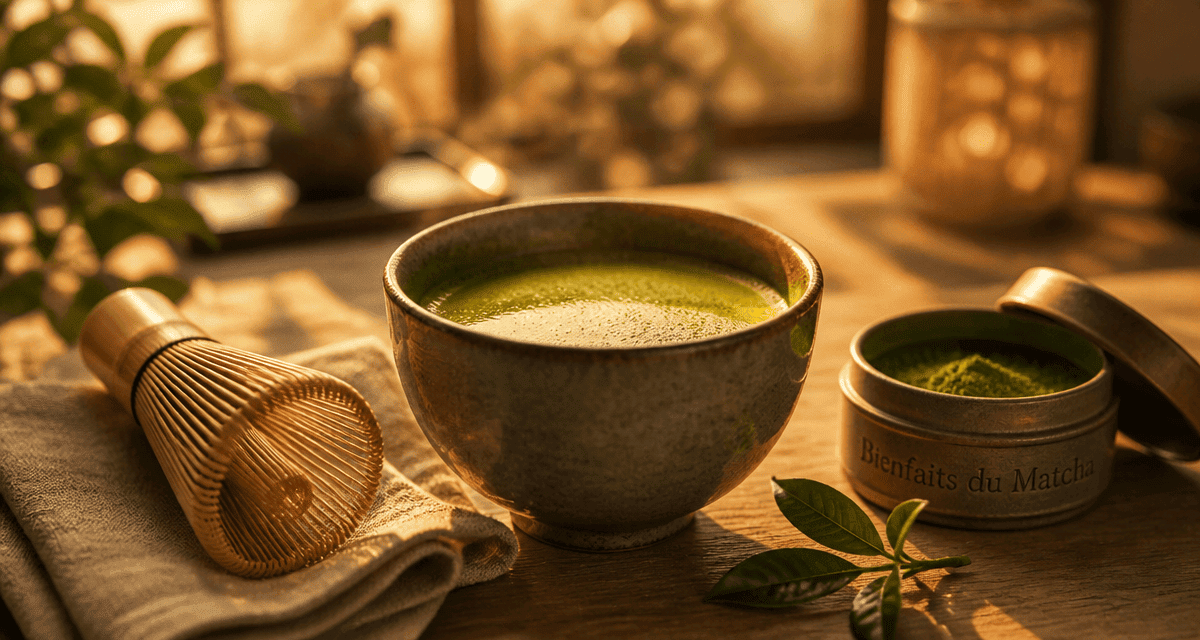 quels sont les bienfaits du matcha tasse poudre chasen