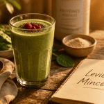 smoothie proteine pour maigrir vert avec graines chia