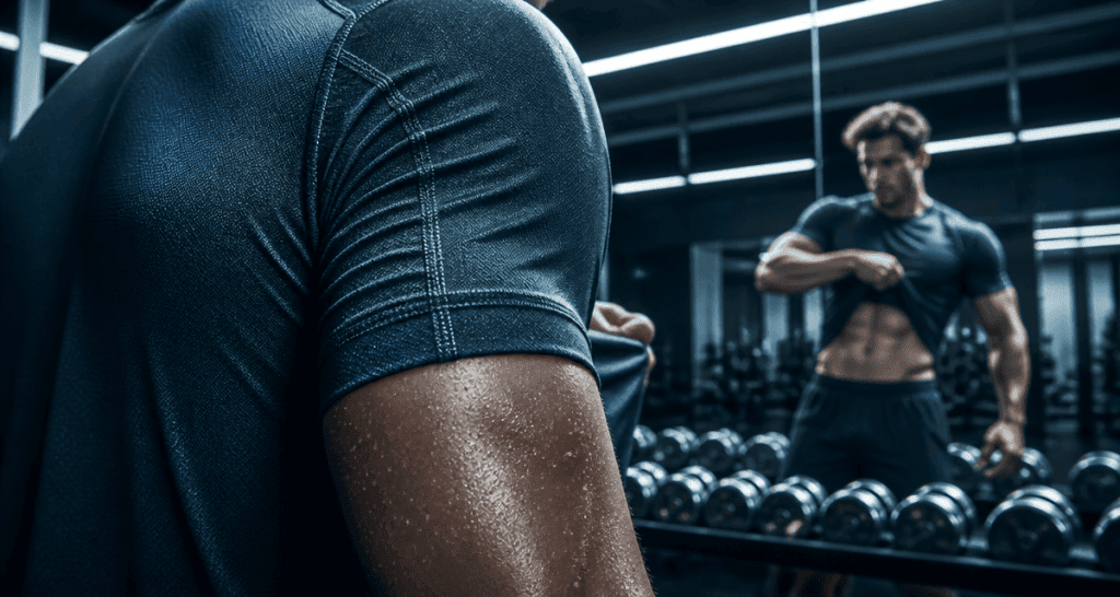 Vetement musculation pour homme t-shirt technique