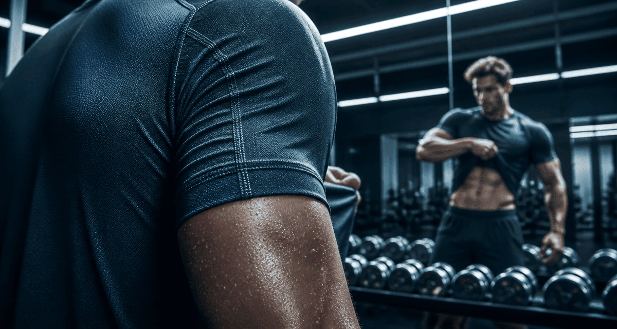 Vetement musculation pour homme t-shirt technique