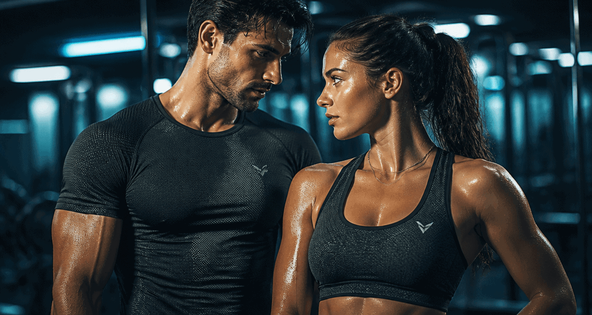 Vetement pour salle de sport homme femme textures techniques