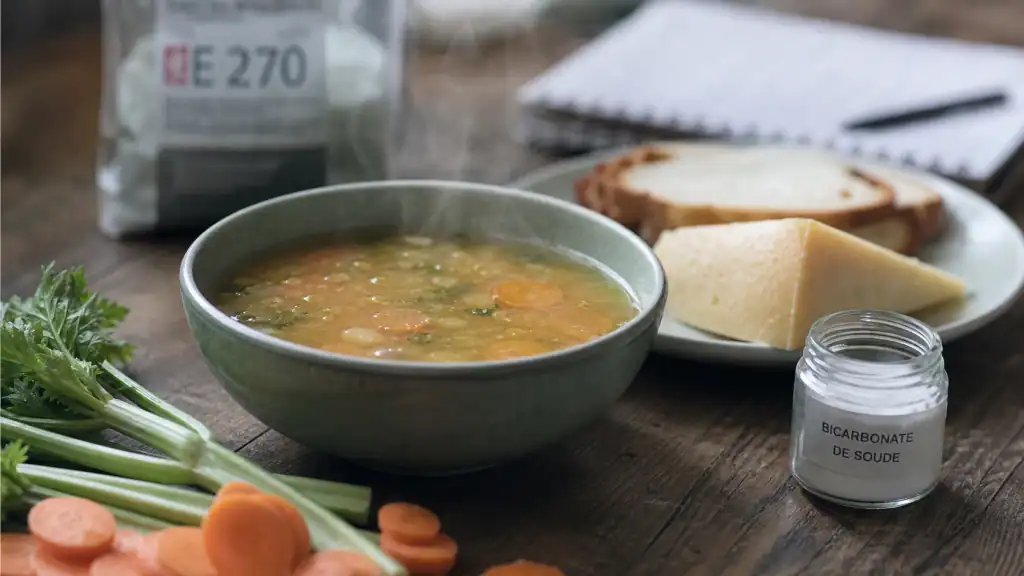 Acide lactique aliments a eviter : bouillon et fromage, étiquette E270
