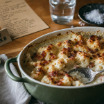 Aliments pauvre en glucide : gratin de chou-fleur low carb