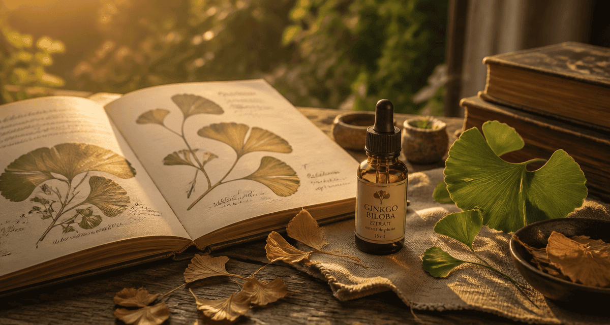 Bienfaits du ginkgo biloba en botanique et extrait