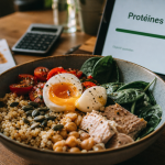 Comment manger plus de proteines : bowl salé riche en protéines