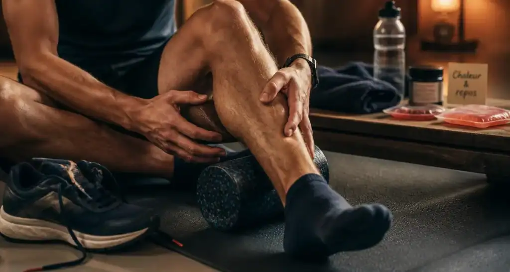 Contracture au mollet : massage et repos, que faire