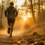 endurance fondamentale coureur forêt lever soleil