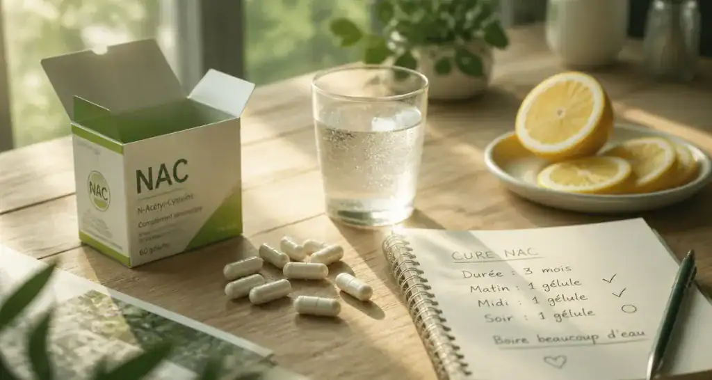 nac cure de combien de temps gélules planning