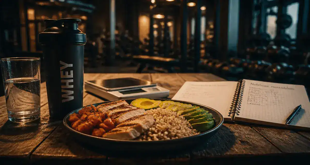 Nutrition pour la musculation : assiette protéines et whey