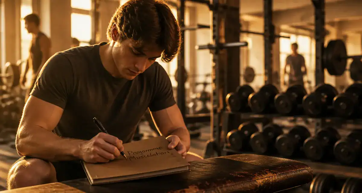 programme musculation carnet entraînement salle