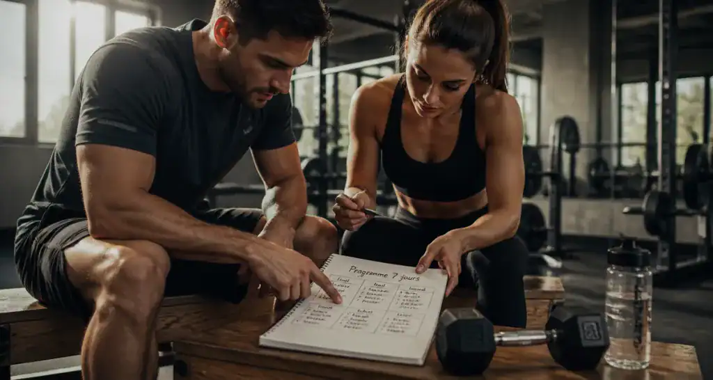 programme musculation pour une semaine carnet