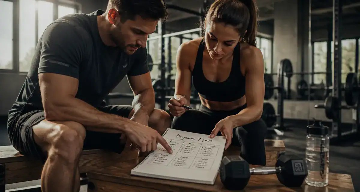 programme musculation pour une semaine carnet