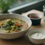 Aliment qui ne font pas grossir : soupe de légumes et yaourt nature