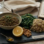 Aliment riche en nutriment : assiette densité nutritionnelle