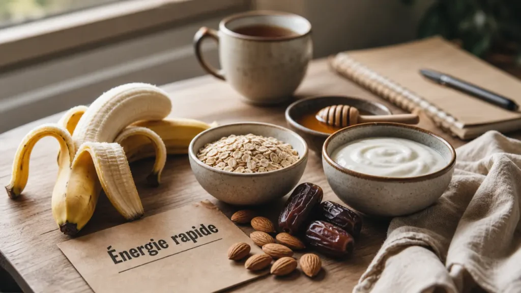Banane, avoine, amandes : que choisir pour un regain d’énergie rapide selon le moment ?