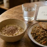 Combien de gramme de fibre par jour : bol d’avoine et lentilles, 25 à 30 g