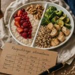 Comment faire un reequilibrage alimentaire : 4 piliers, assiette équilibrée