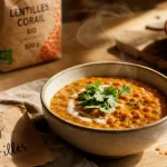 Legumes riches en proteines : curry de lentilles corail