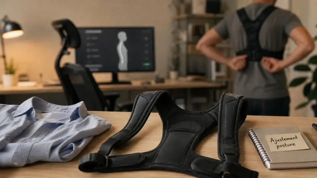 Bretelles, gilet ou ceinture : quel correcteur de posture choisir selon votre douleur ?