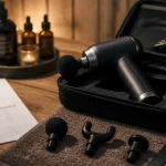 Meilleur pistolet massage : embouts et mallette