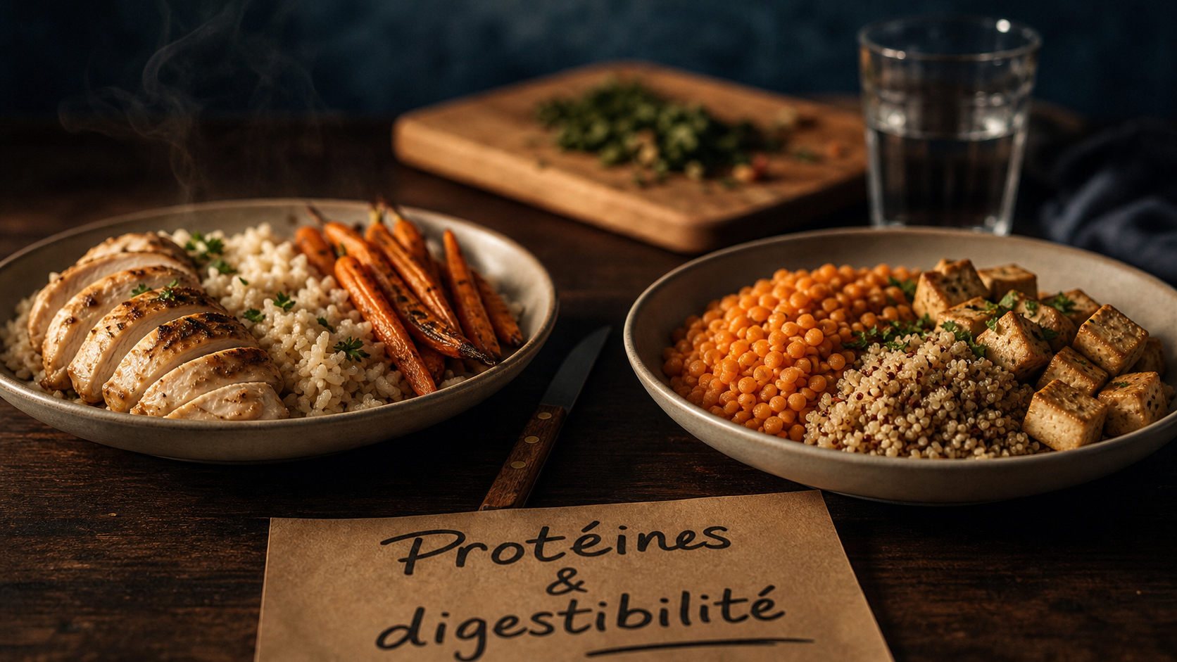 Proteines vegetales ou animales : digestibilite et acides amines
