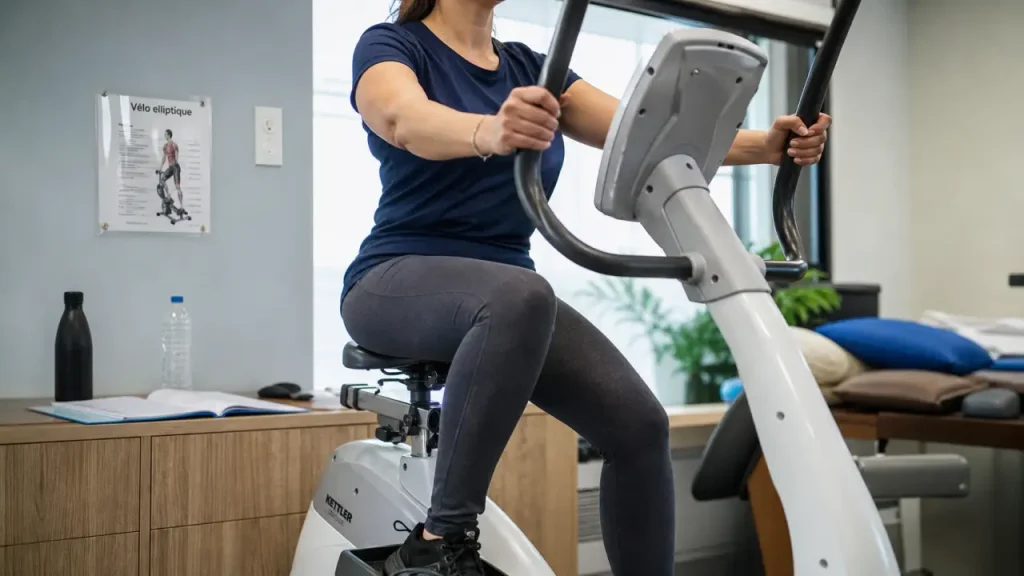 Vélo elliptique : bienfaits, risques et avis médical pour votre santé