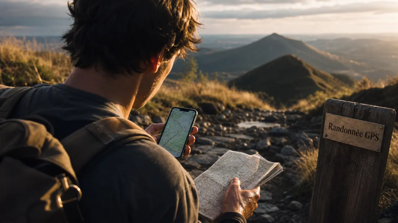 Application randonnée Auvergne : GPS hors réseau sur smartphone