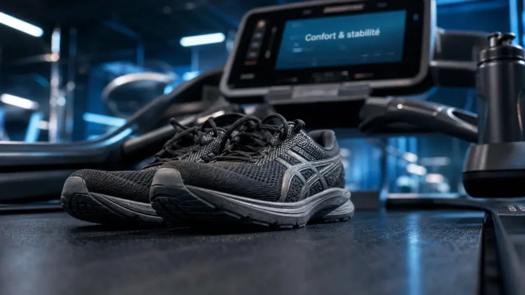 Chaussure tapis de course : le trio amorti, maintien et respirabilité à privilégier