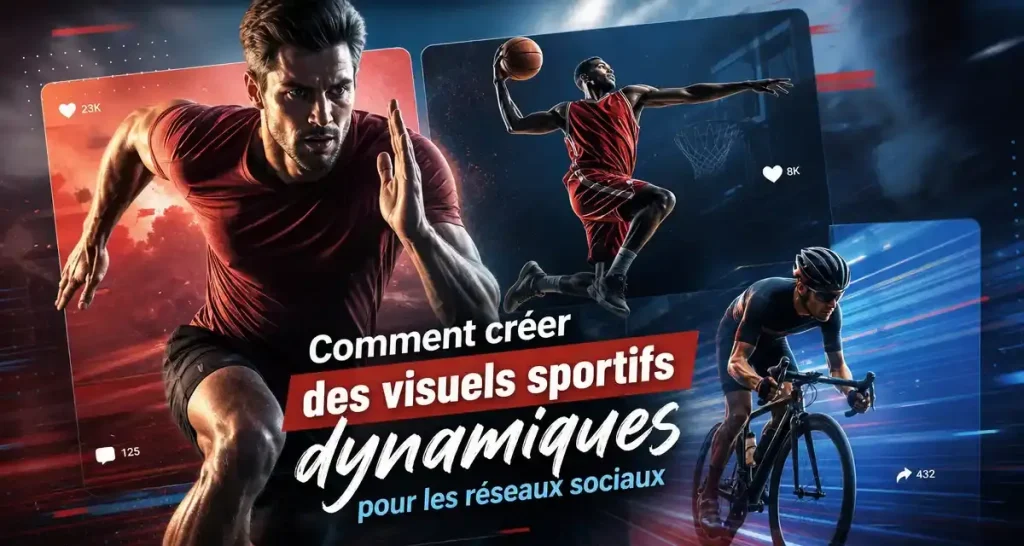 Comment créer des visuels sportifs dynamiques pour les réseaux sociaux