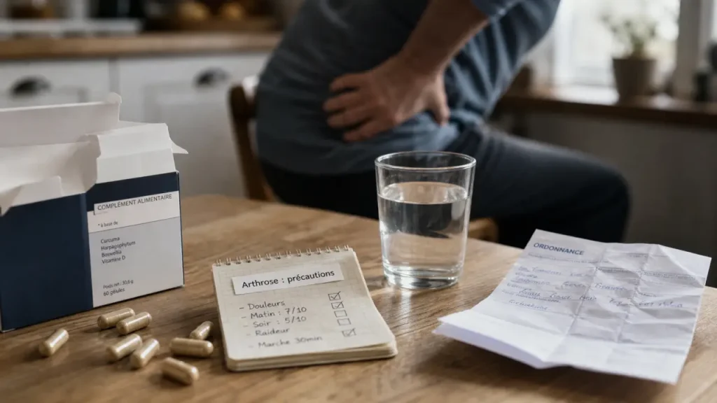 Glucosamine, chondroïtine, curcuma : ce que valent vraiment les compléments alimentaires pour arthrose