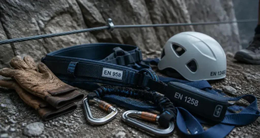 Matériel de via ferrata : guide complet pour choisir votre équipement de sécurité