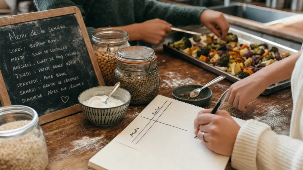 Menu healthy en famille : 7 jours de repas simples, équilibrés et sans courses inutiles
