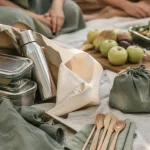 Pique nique zéro déchet : boîtes hermétiques et gourde inox, sans plastique