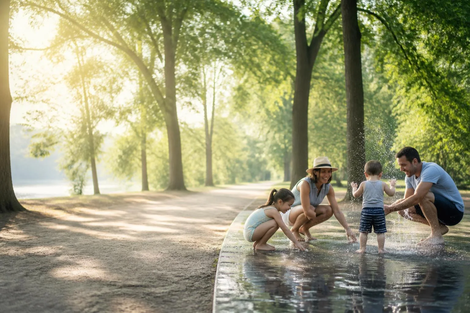 Sortir avec des enfants en canicule : où aller