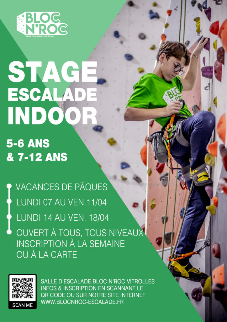 Nouvelle affiche promo rf stage enfants paques 2025